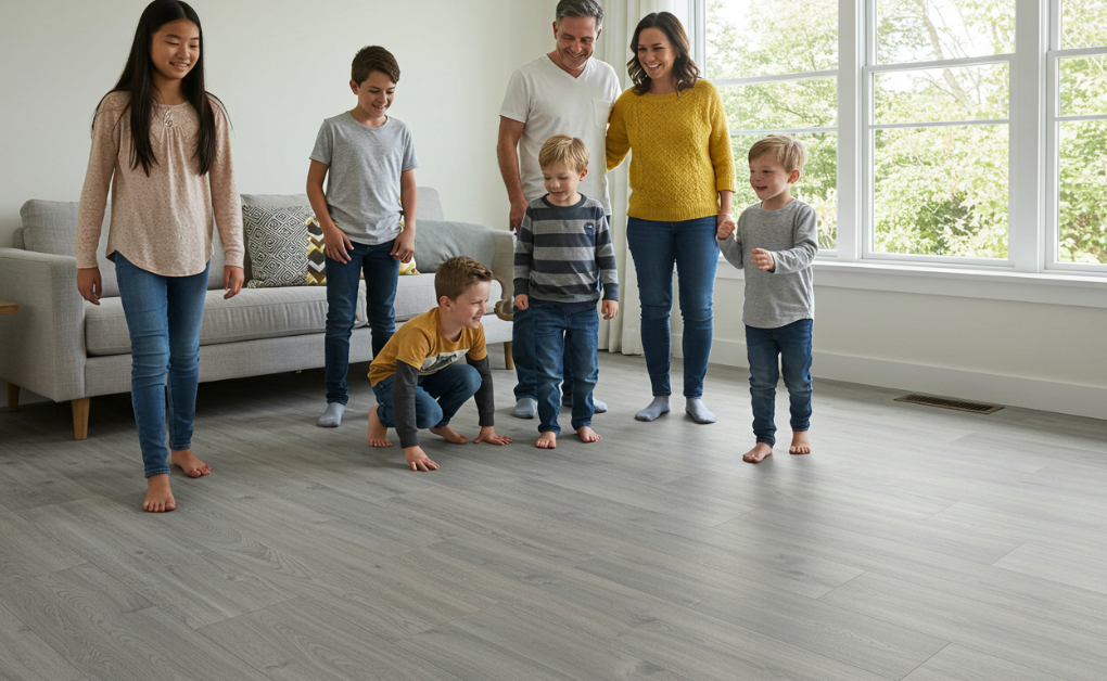 Comfortable Vinyl Flooring Underfoot