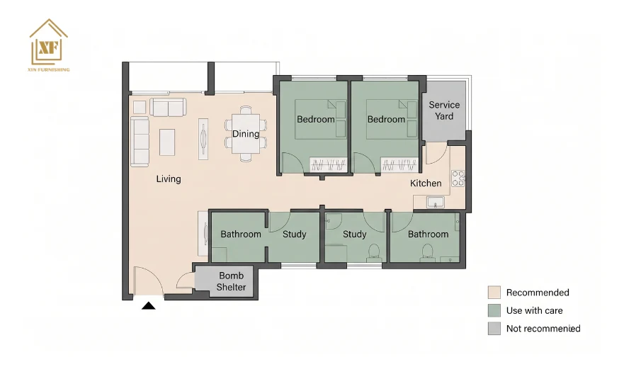 Which Rooms Is Vinyl Flooring Suitable For?
