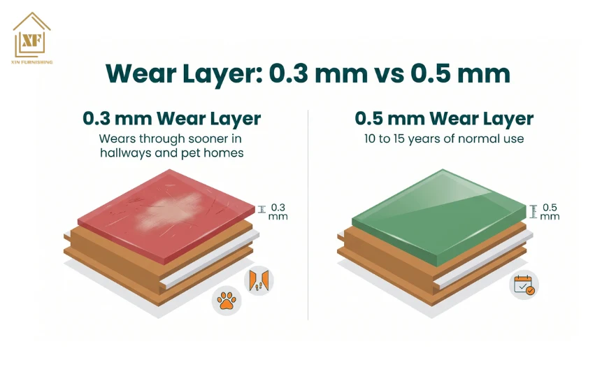 Wear layer 0.3mm vs 0.5mm