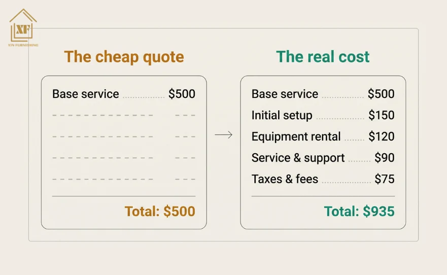 The Other Costs Quoted Separately
