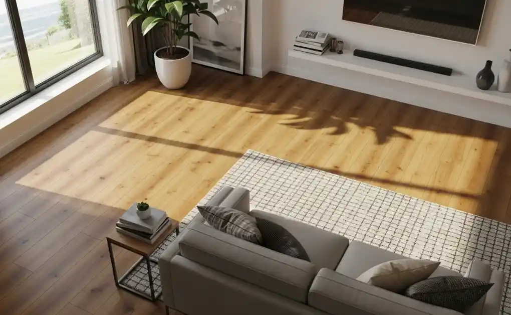 Vinyl flooring for living room
