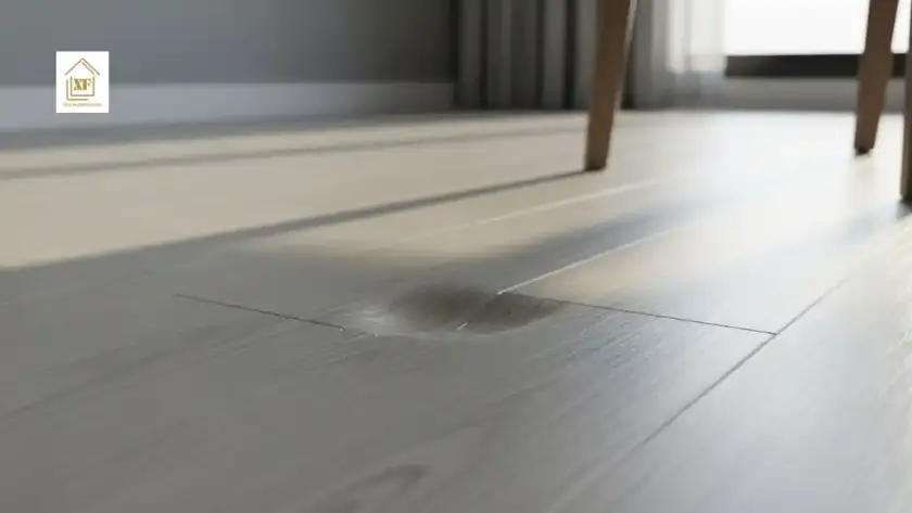 how to fix dents in vinyl flooring