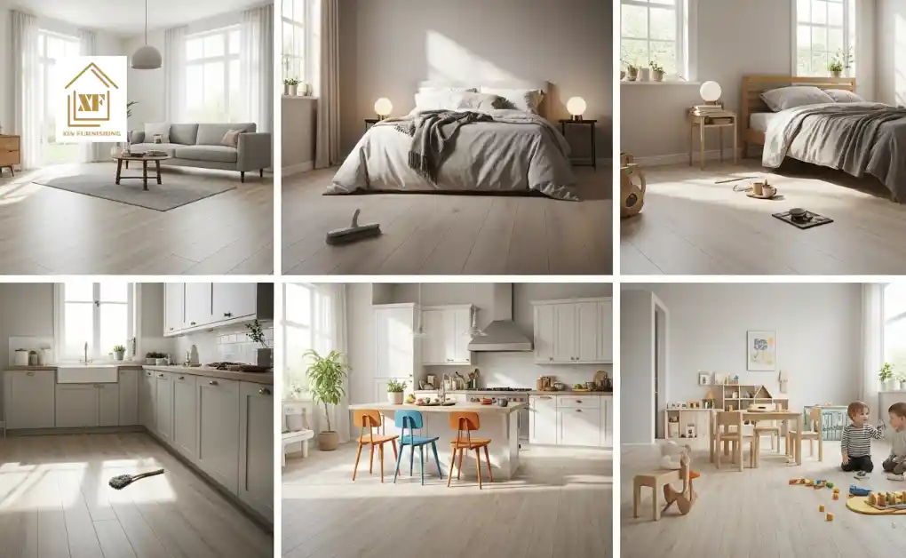 Vinyl Flooring Care for Different Rooms and Lifestyles
