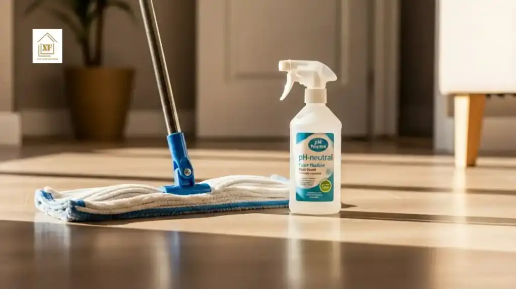 Cleaning products for vinyl flooring