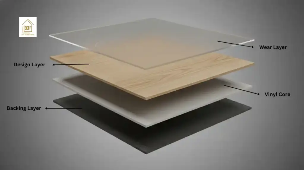Vinyl flooring layer
