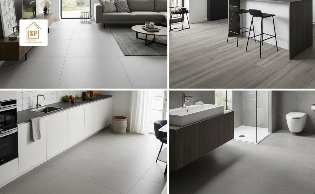 Types of Microcement Effect Vinyl Flooring