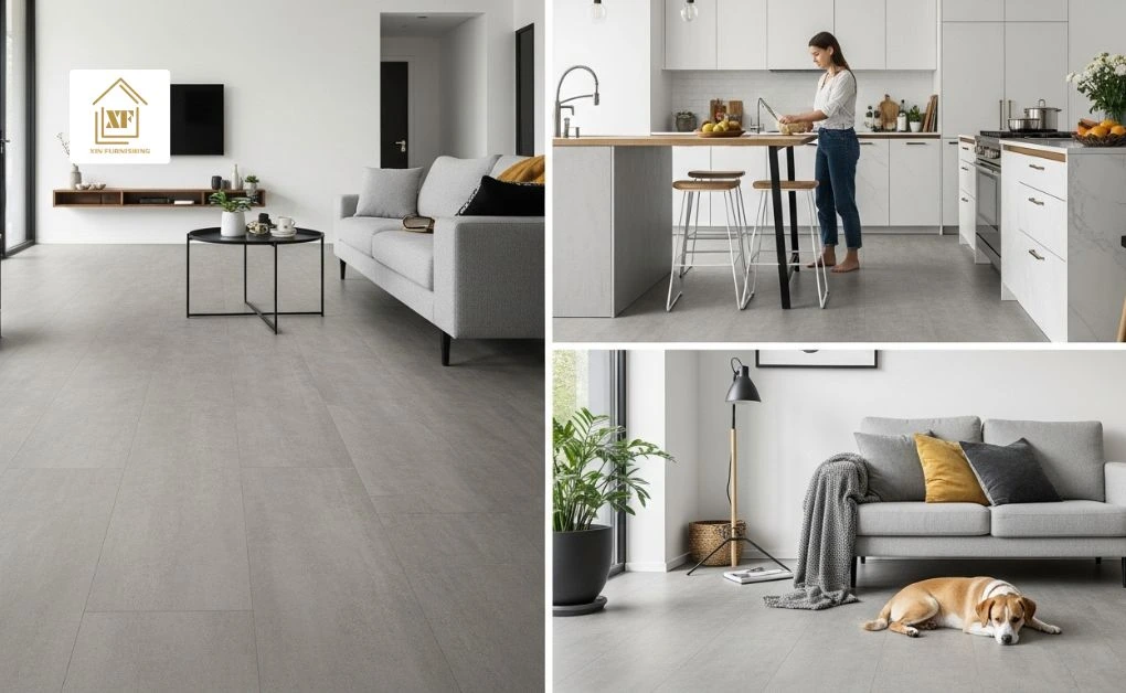 Pros and Cons of Microcement Effect Vinyl Flooring