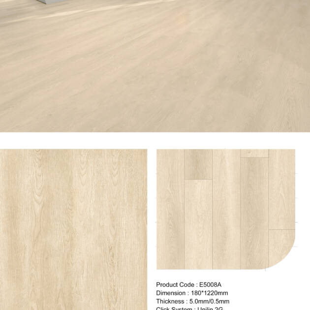 Champagne Oak E5008A Luxury Vinyl Tile