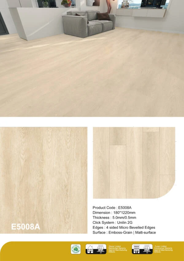 Champagne Oak E5008A Luxury Vinyl Tile