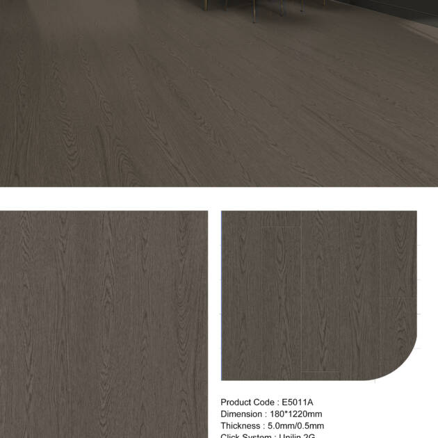 Charcoal Oak E5011A Luxury Vinyl Tile