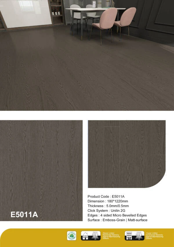 Charcoal Oak E5011A Luxury Vinyl Tile