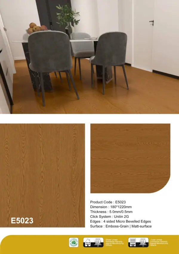 Amber Oak E5023 Luxury Vinyl Tile