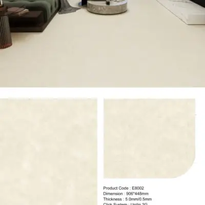 Micro Cement Vinyl Effect Flooring E8002 Premium Vinyl Flooring