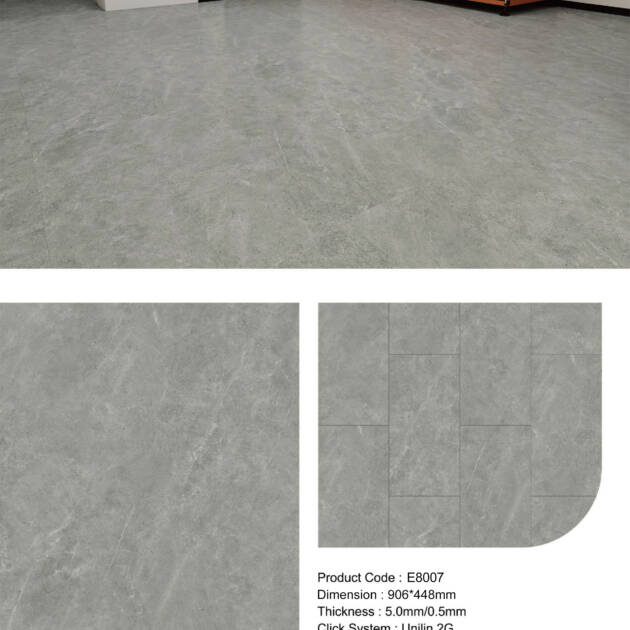 Micro Cement Vinyl Flooring E8007 Premium Vinyl Flooring