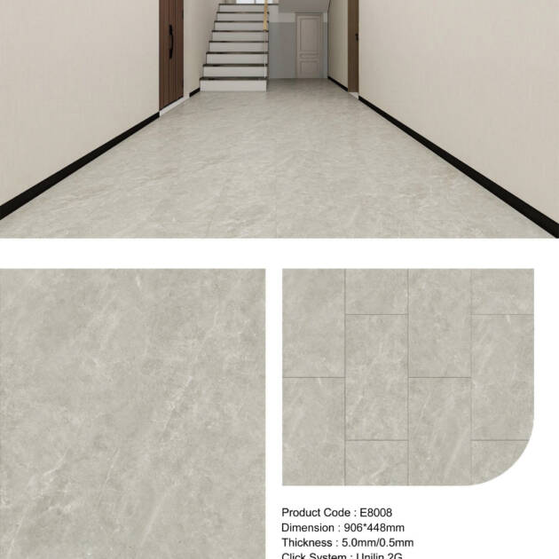 Micro Cement Vinyl Flooring E8008 Premium Vinyl Flooring