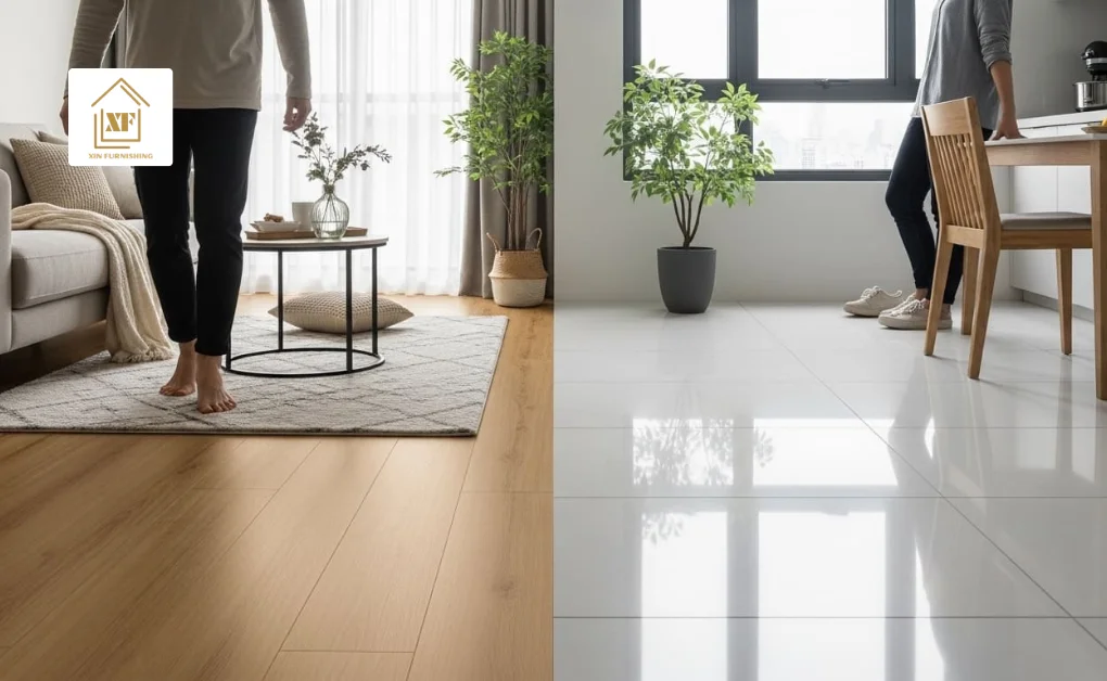 how it feels underfoot vinyl flooring