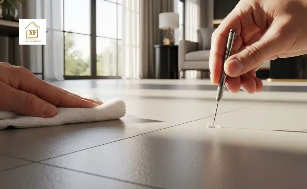 Air Bubbles or Raised Areas in Vinyl Flooring