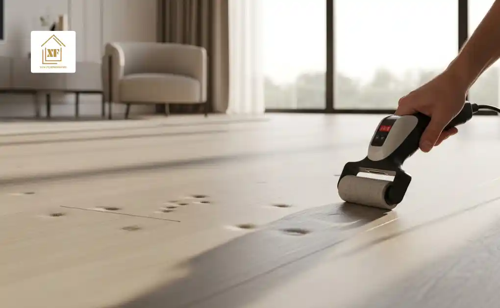 Dents or Pressure Marks in Vinyl Flooring
