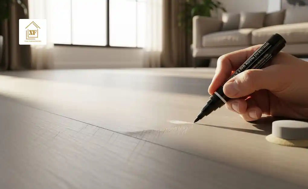 Scratches and Scuff Marks on Vinyl Flooring