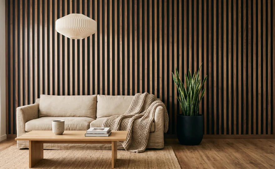 Timber slat panels